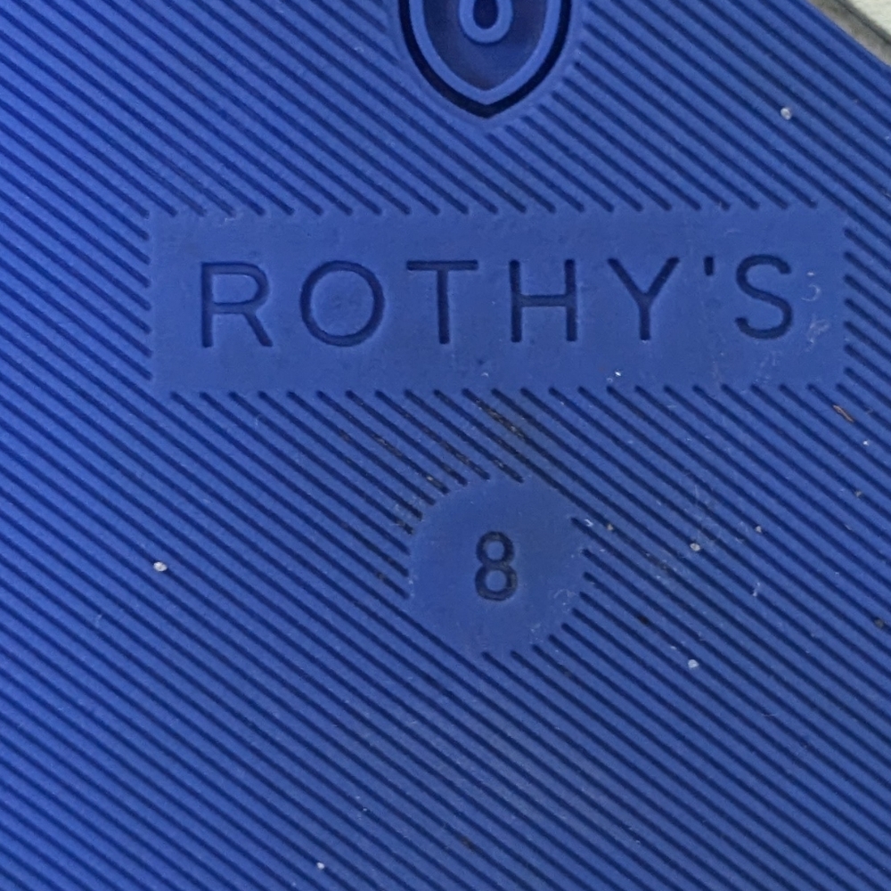 Rothy's Women's Navy Blue Chelsea Boot Slip On Sneaker Shoes Size 8 - Picture 8 of 10